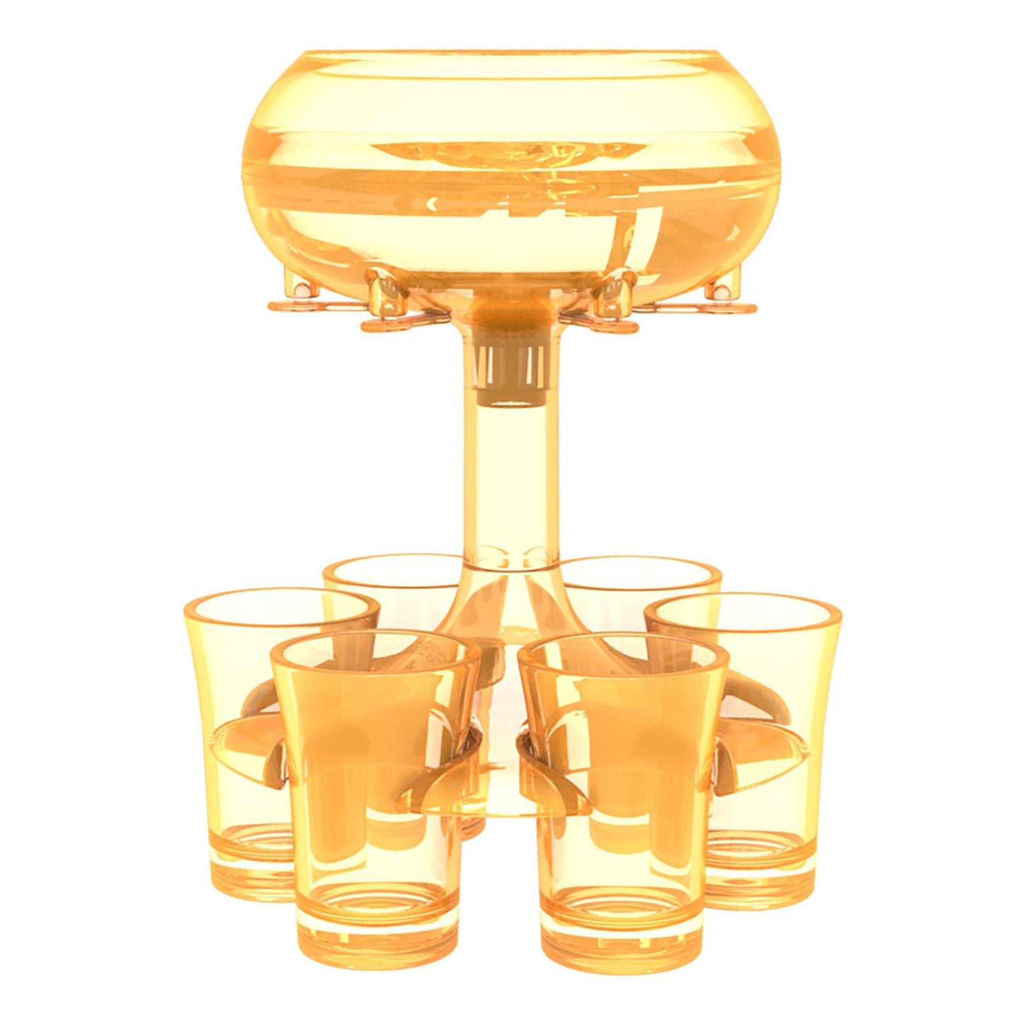 Dispensador de chupitos con 6 vasos ideal para fiestas