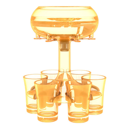 Dispensador de chupitos con 6 vasos ideal para fiestas