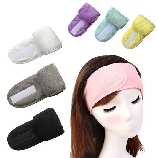 Hair band, facial care