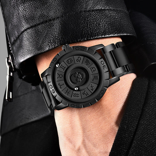 Reloj de suspensión magnética para hombre, reloj creativo de cuarzo