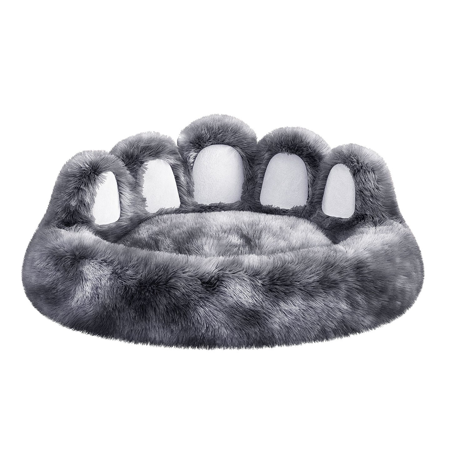 Cama ligera para mascotas con forma de pata de oso