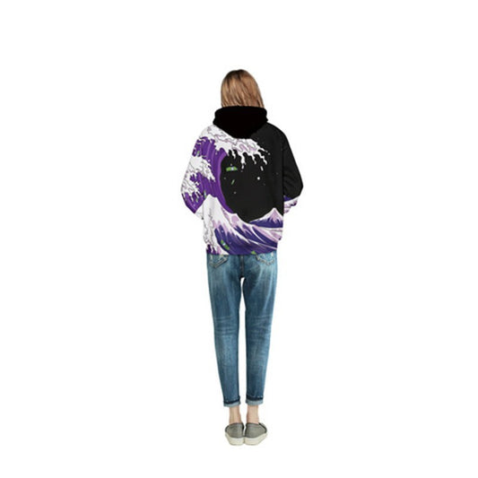 Blue surf hoodie