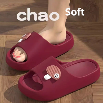 Chanclas cara de perro antideslizantes