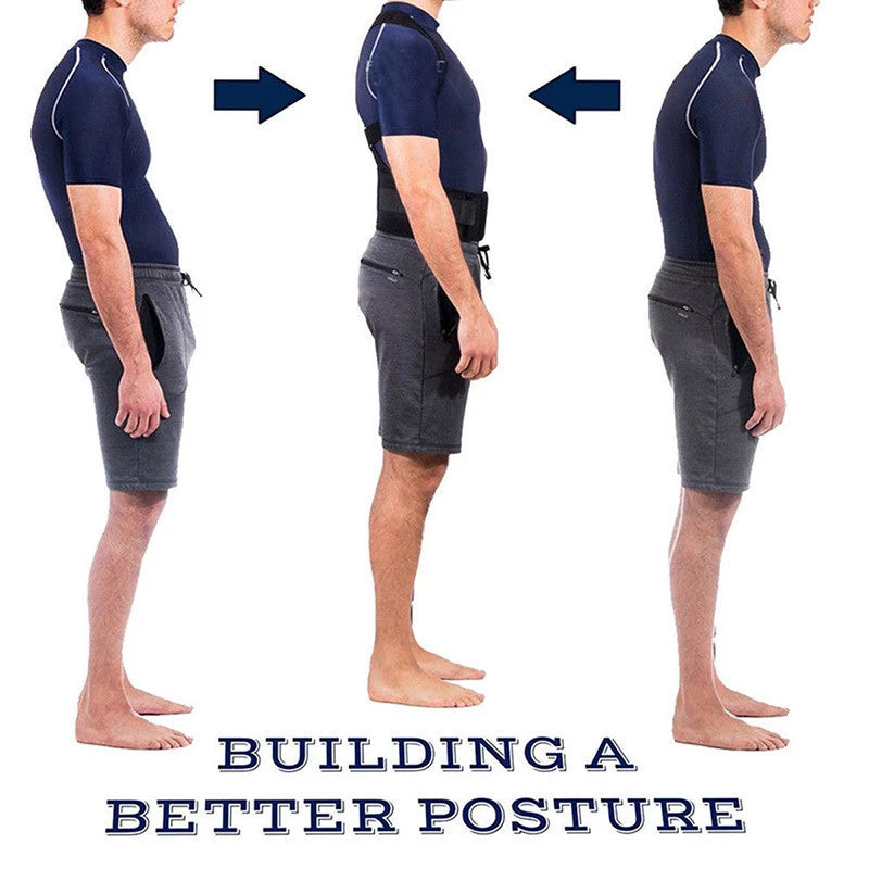 Kyphotone Back Posture Corrector with Straight Shoulder Strap