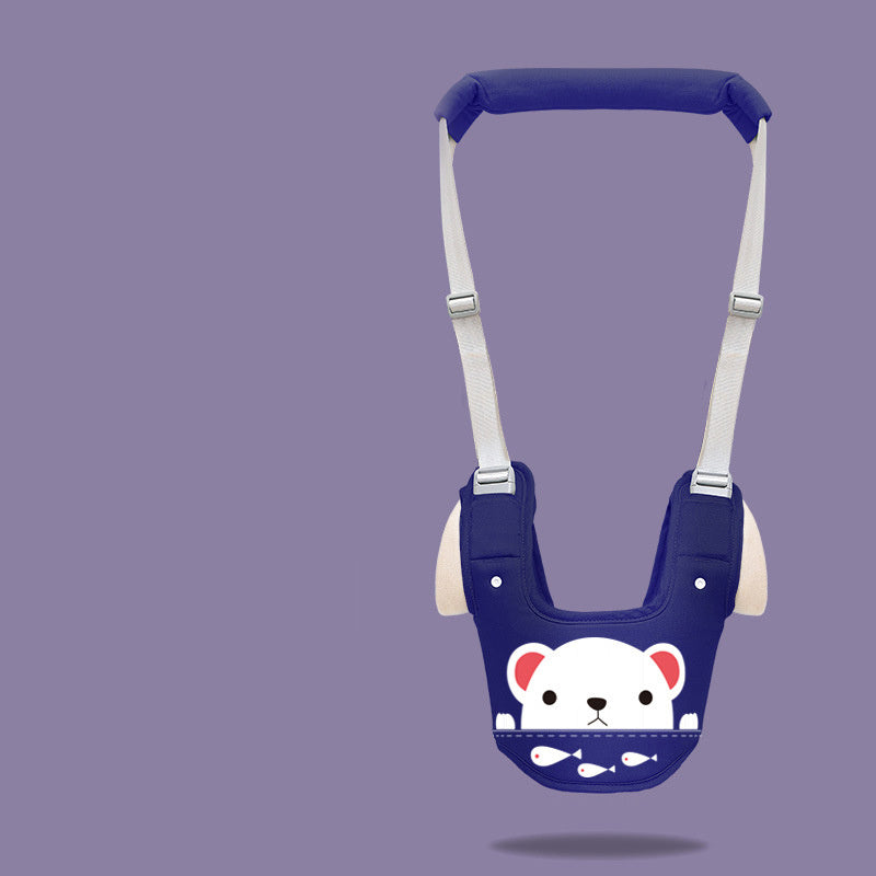 Baby walker with harness