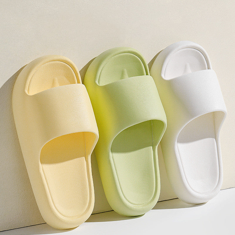 Chanclas de suela gruesa y sólida antideslizantes de verano para mujer y hombre