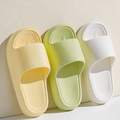 Chanclas de suela gruesa y sólida antideslizantes de verano para mujer y hombre