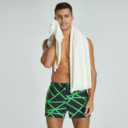 Men's surf-style swim shorts