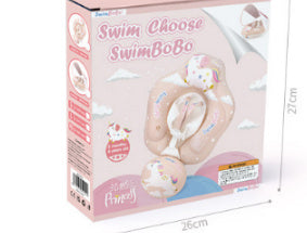 Baby Swim Ring with Sun Protection and Anti-Slip Buoy