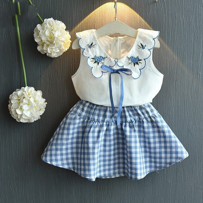 Conjuntos de verano de camiseta y falda para bebés y niñas