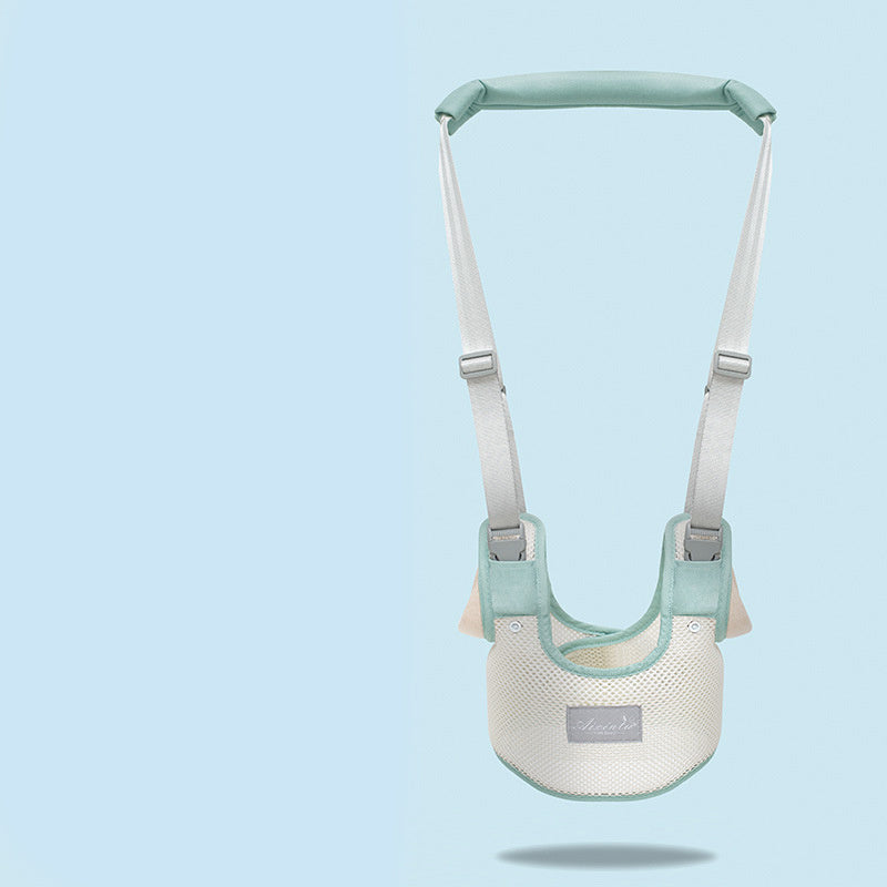 Baby walker with harness