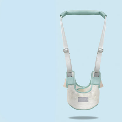 Baby walker with harness