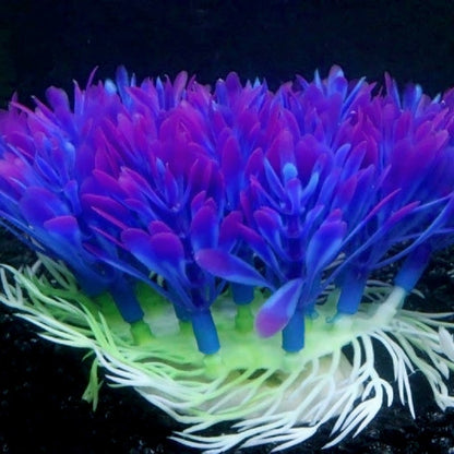 Plant-shaped aquarium decoration