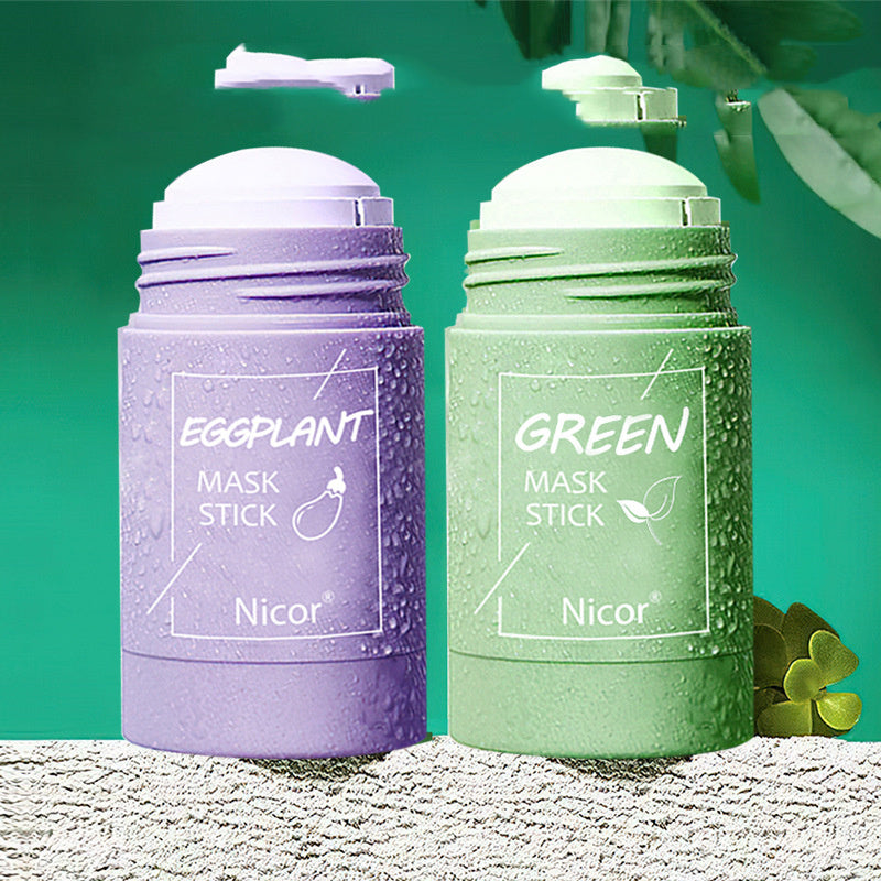 Green Tea Cleansing Mask Anti-Acne Whitening Seaweed Mask Skin Care