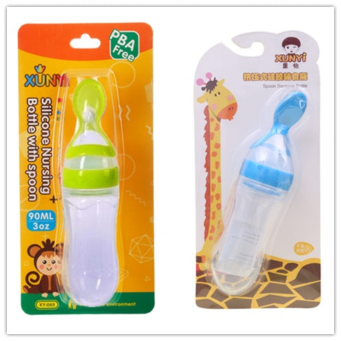 Baby bottle spoon