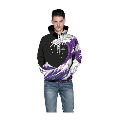 Blue surf hoodie