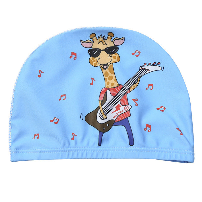 Children's swimming cap with cartoon prints