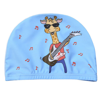 Children's swimming cap with cartoon prints