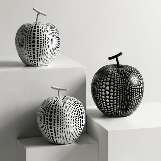Decoración moderna de manzana o pera