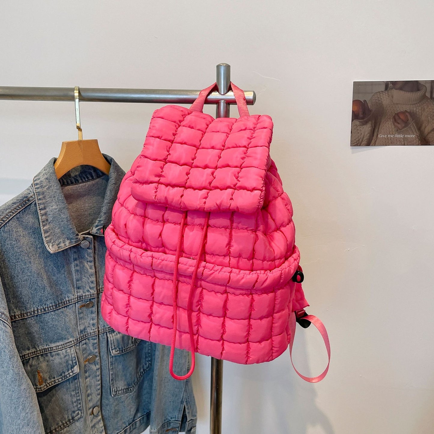 Mochila acolchada para mujer