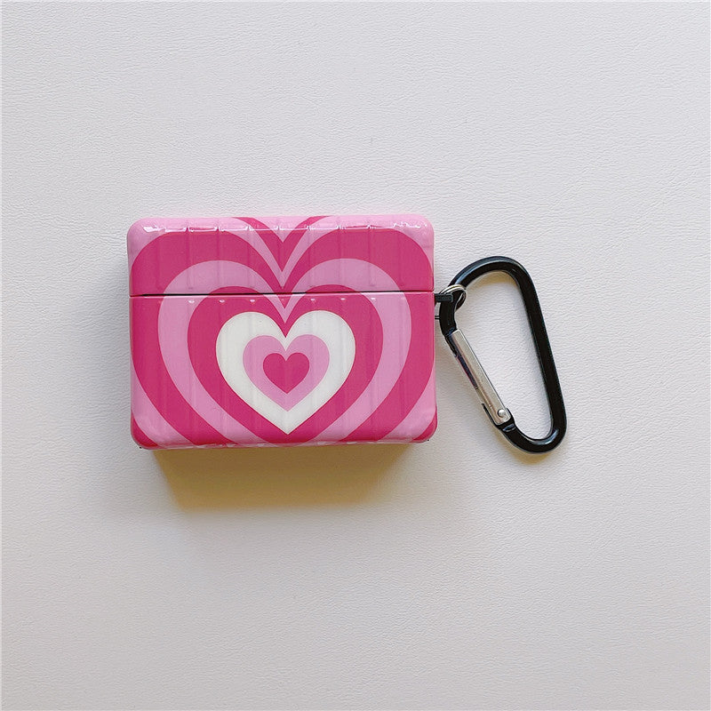 Estuche para auriculares con forma de corazón