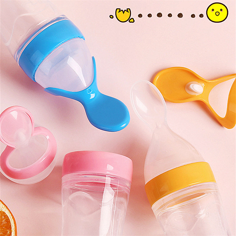 Baby bottle spoon
