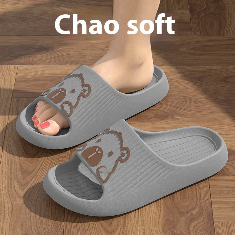 Chanclas cara de perro antideslizantes