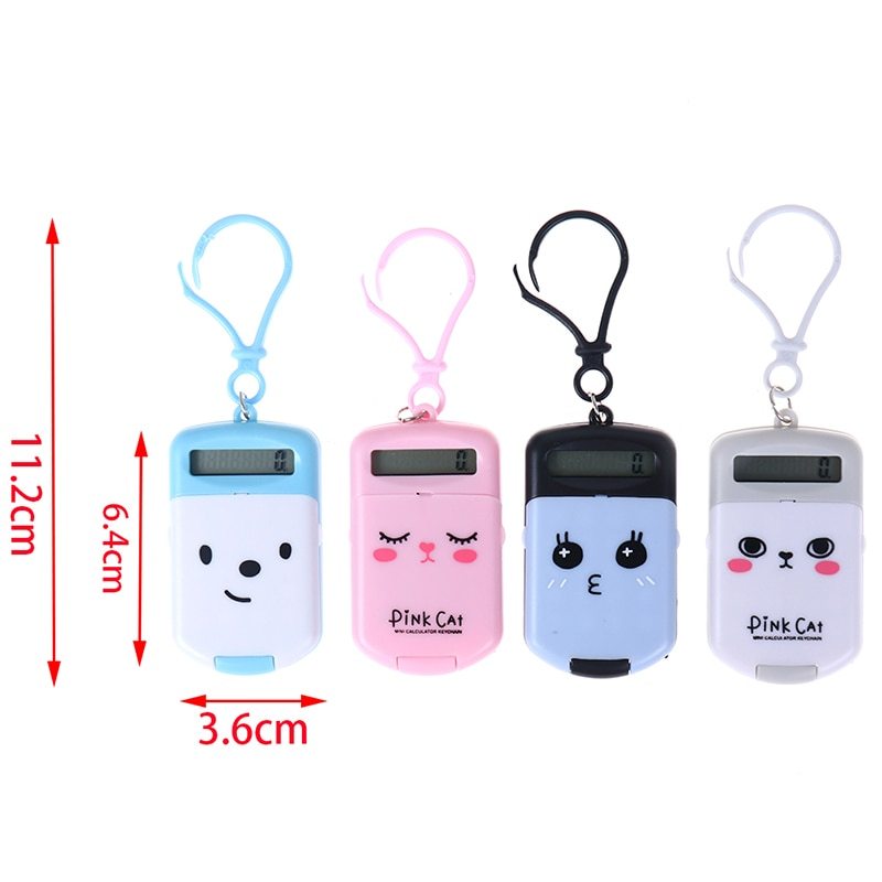 Mini calculadora en forma de galleta.