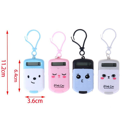 Mini calculadora en forma de galleta.
