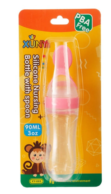 Baby bottle spoon