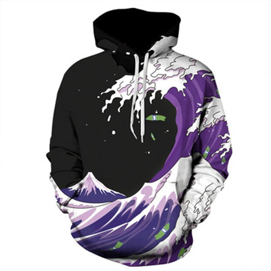 Blue surf hoodie