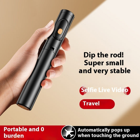Selfie tripod with remote control up to 1.5m high