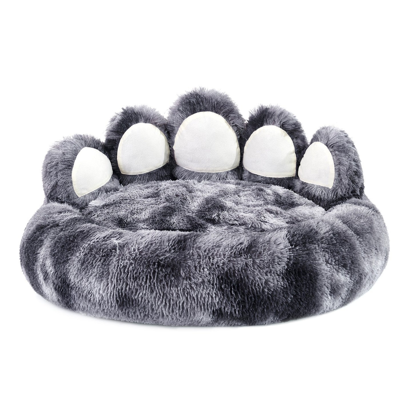 Cama ligera para mascotas con forma de pata de oso