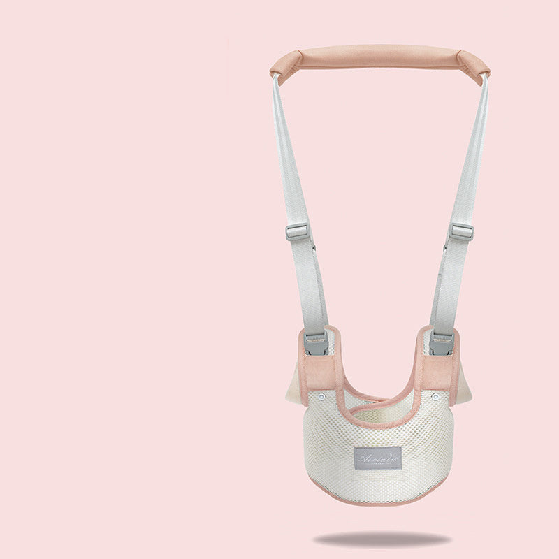 Baby walker with harness