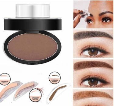 Eyebrow Stencil Kit, Waterproof Powder