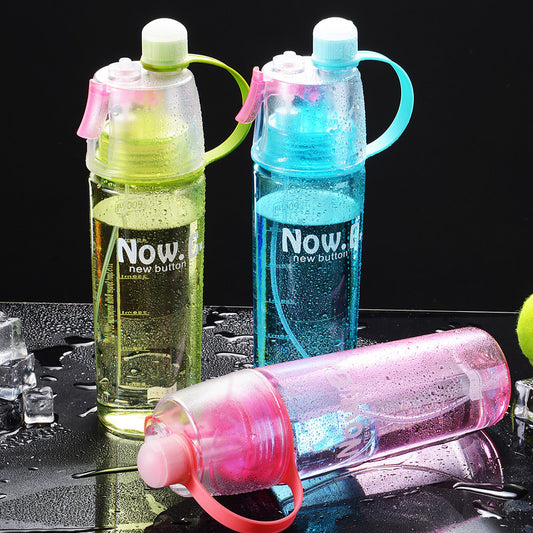 Botella de agua de con spray
