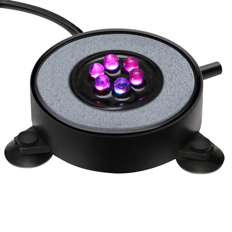 Round bubble light for fish tank