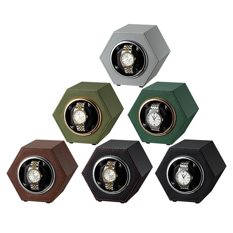 Mini watch box with vibrating mechanism