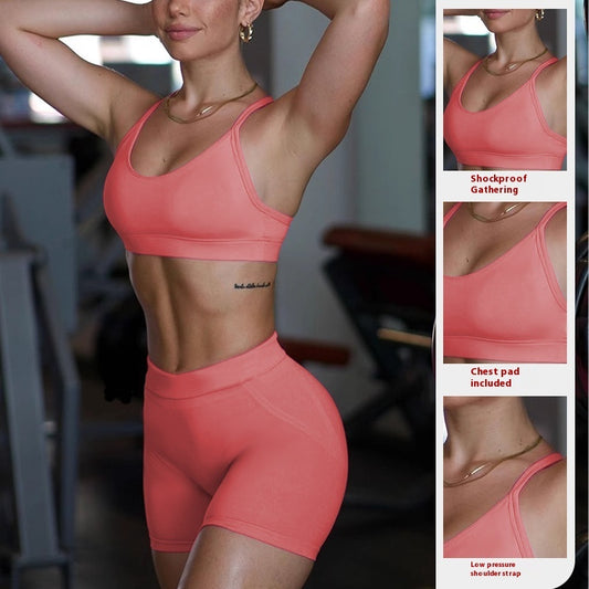 Top deportivo con tirantes cruzados y ajustables para mujer