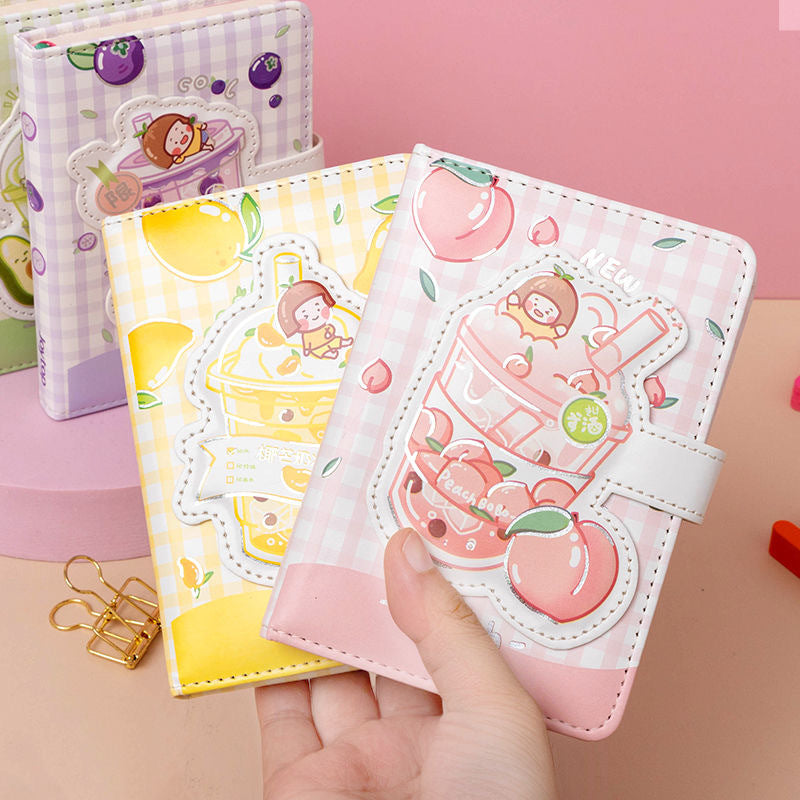 Cartoon magnetic buckle notebook