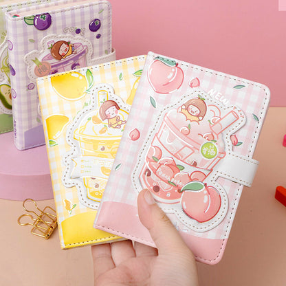 Cartoon magnetic buckle notebook