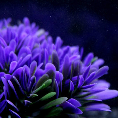 Plant-shaped aquarium decoration