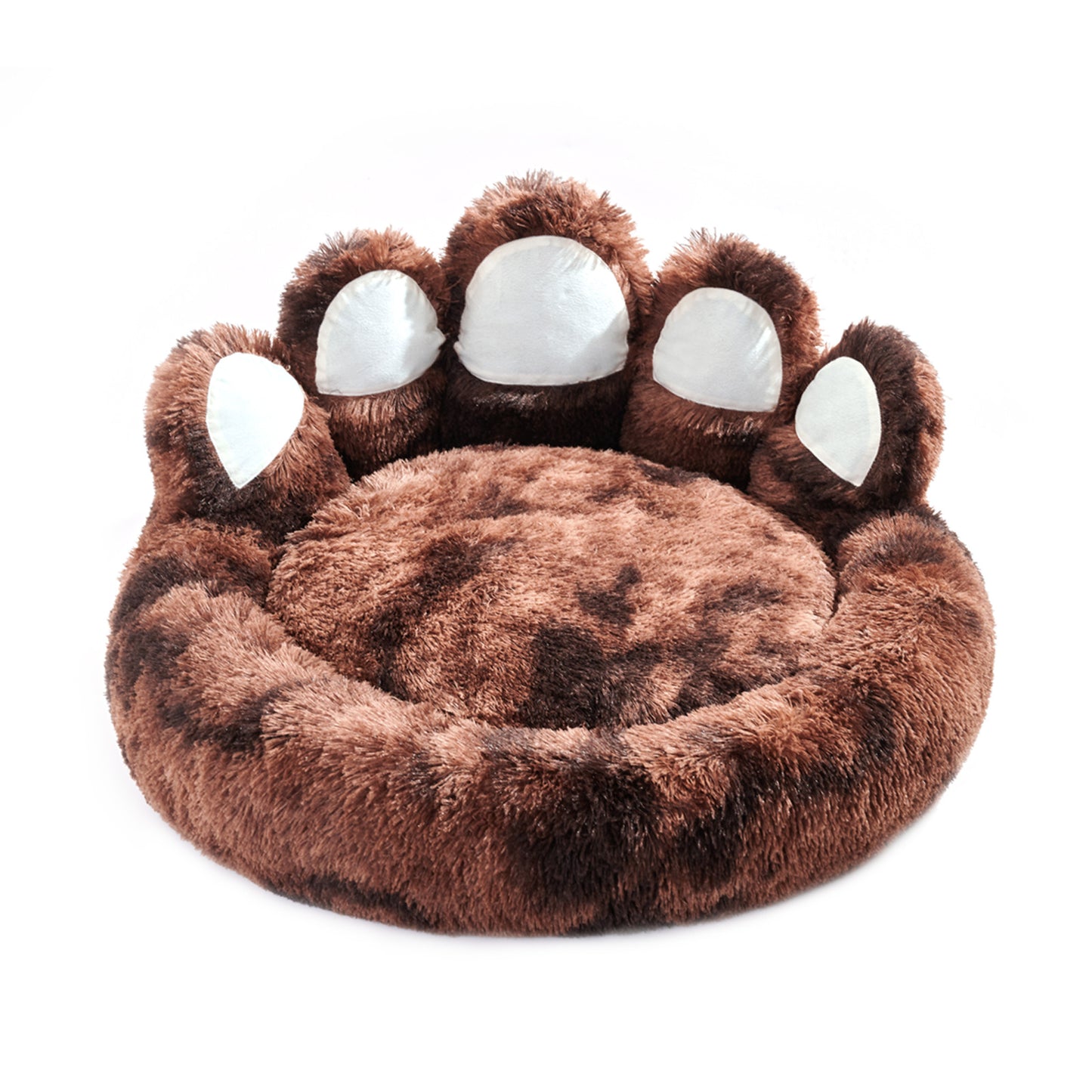 Cama ligera para mascotas con forma de pata de oso