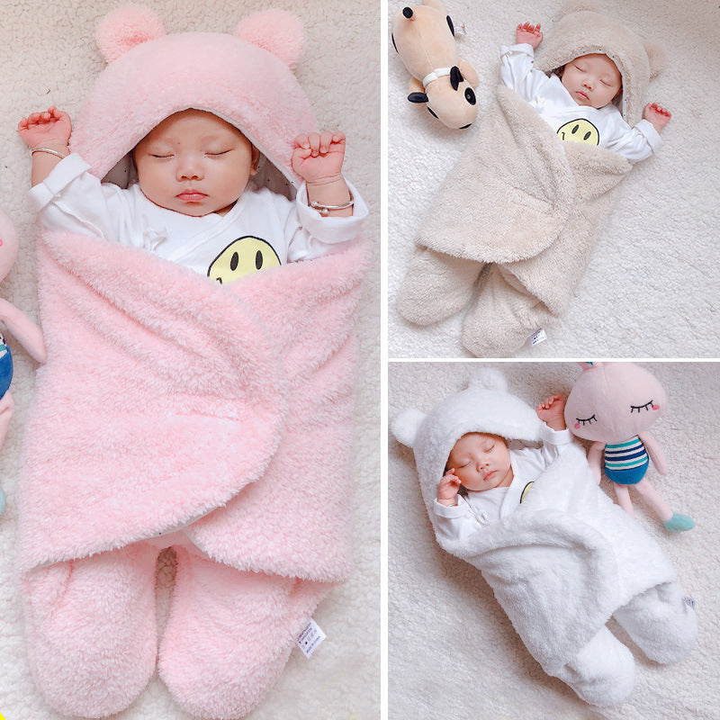 Baby Sleeping Bag Winter Swaddle Blanket for Newborn