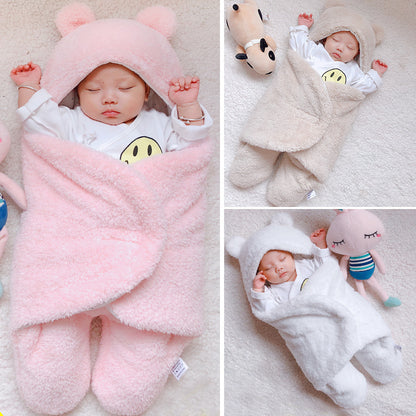 Baby Sleeping Bag Winter Swaddle Blanket for Newborn