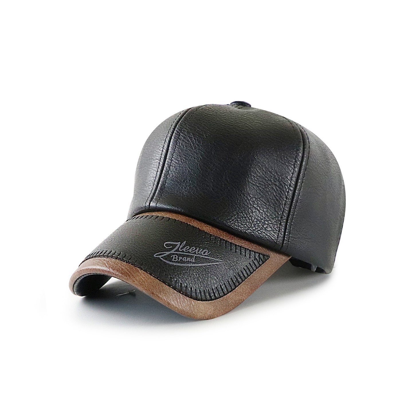 Gorra de béisbol de cuero PU