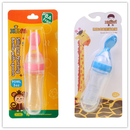 Baby bottle spoon