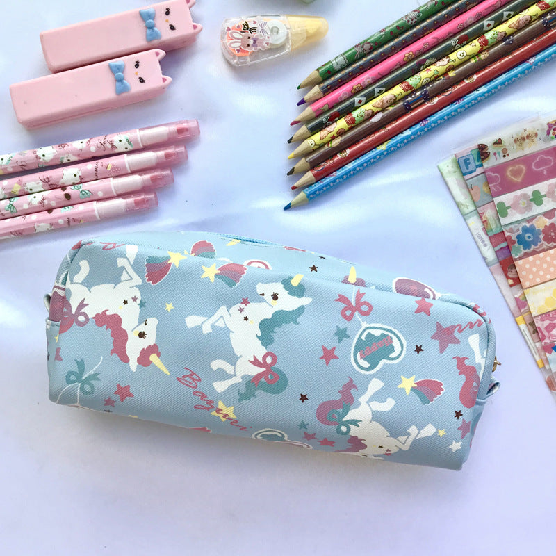 Pencil case with prints