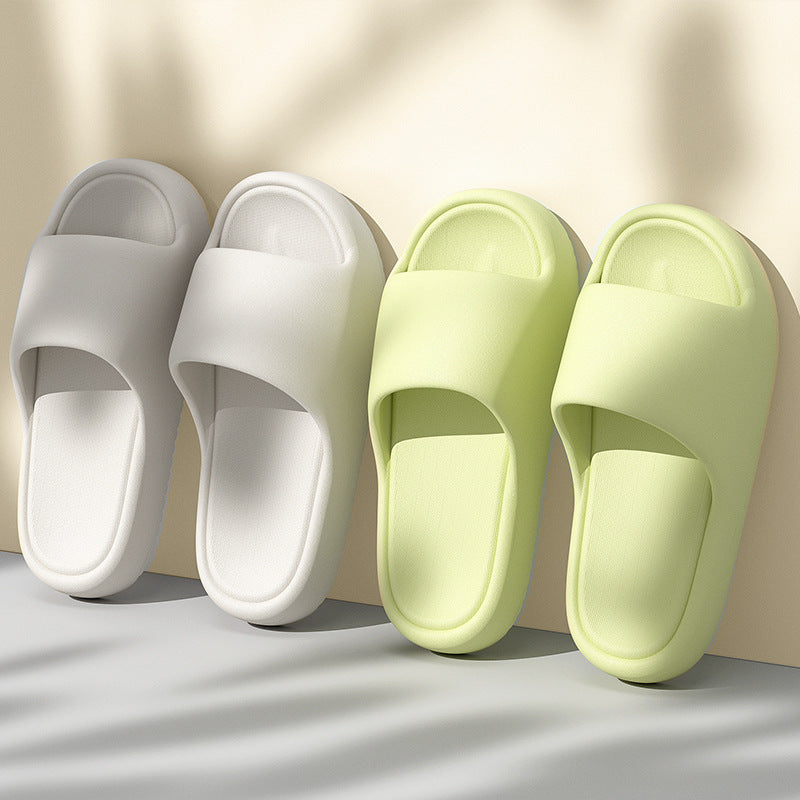 Chanclas de suela gruesa y sólida antideslizantes de verano para mujer y hombre
