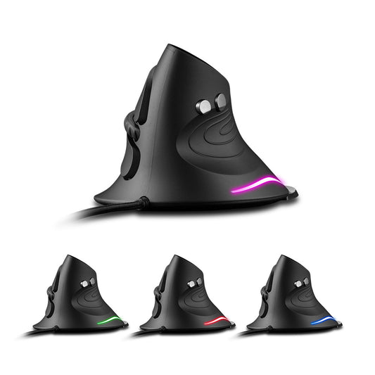 Ergonomic snail-type vertical mouse